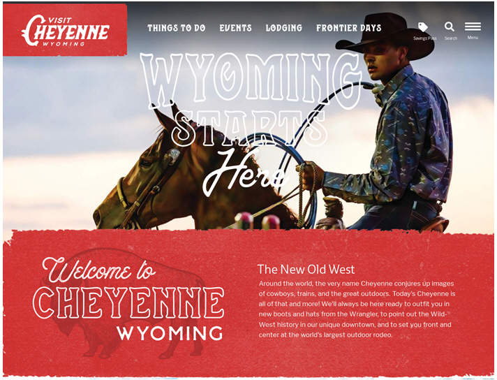 Visit Cheyenne Wins Gold Hermes Creative Award for Visual Identity