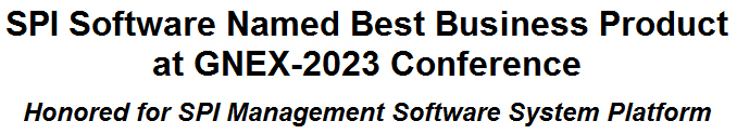 SPI Software Named Best Business Product at GNEX-2023 Conference