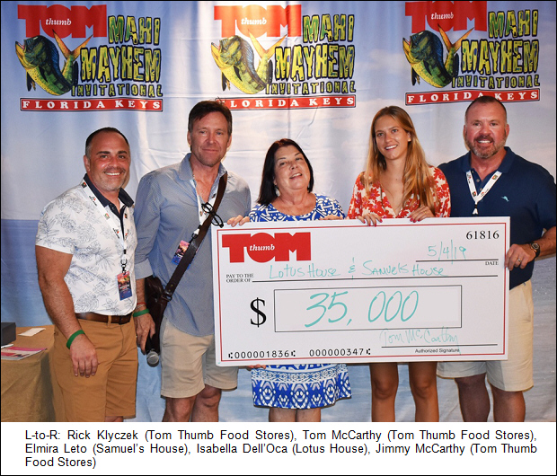 Tom Thumb Food Stores Raises $70,000 for Samuel's House and Lotus House During its 4th Annual Mahi Mayhem