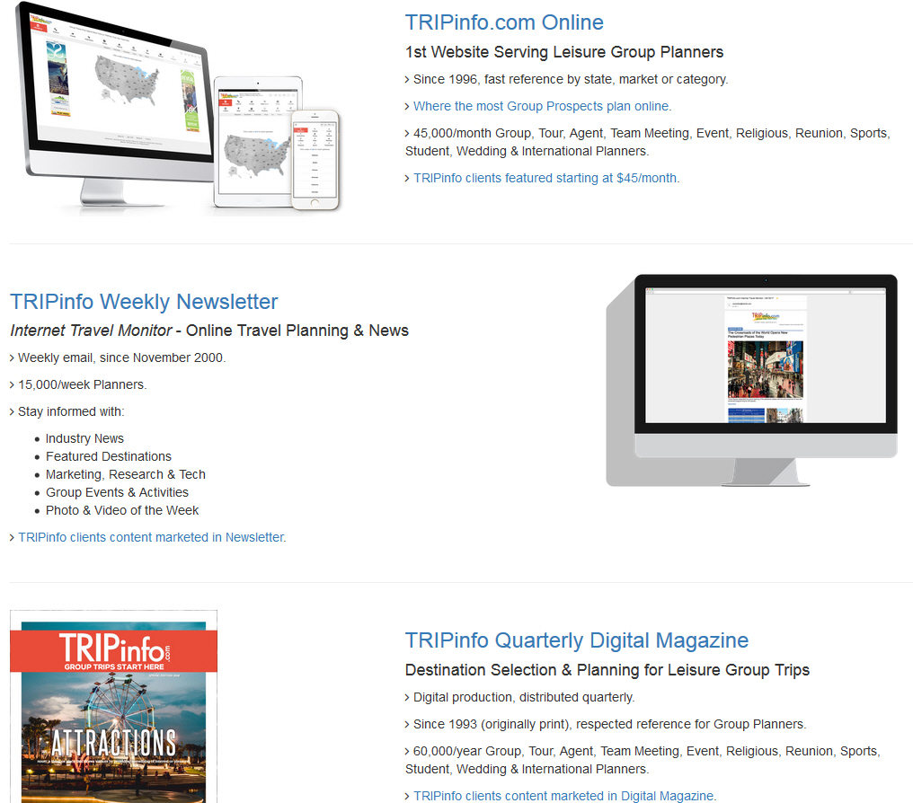 TRIPinfo Digital Platform: Content Marketing on Multi-Digital Reference Since 2000