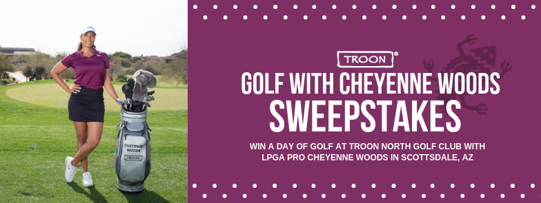 Troon Announces New ''Golf with Cheyenne Woods'' Sweepstakes