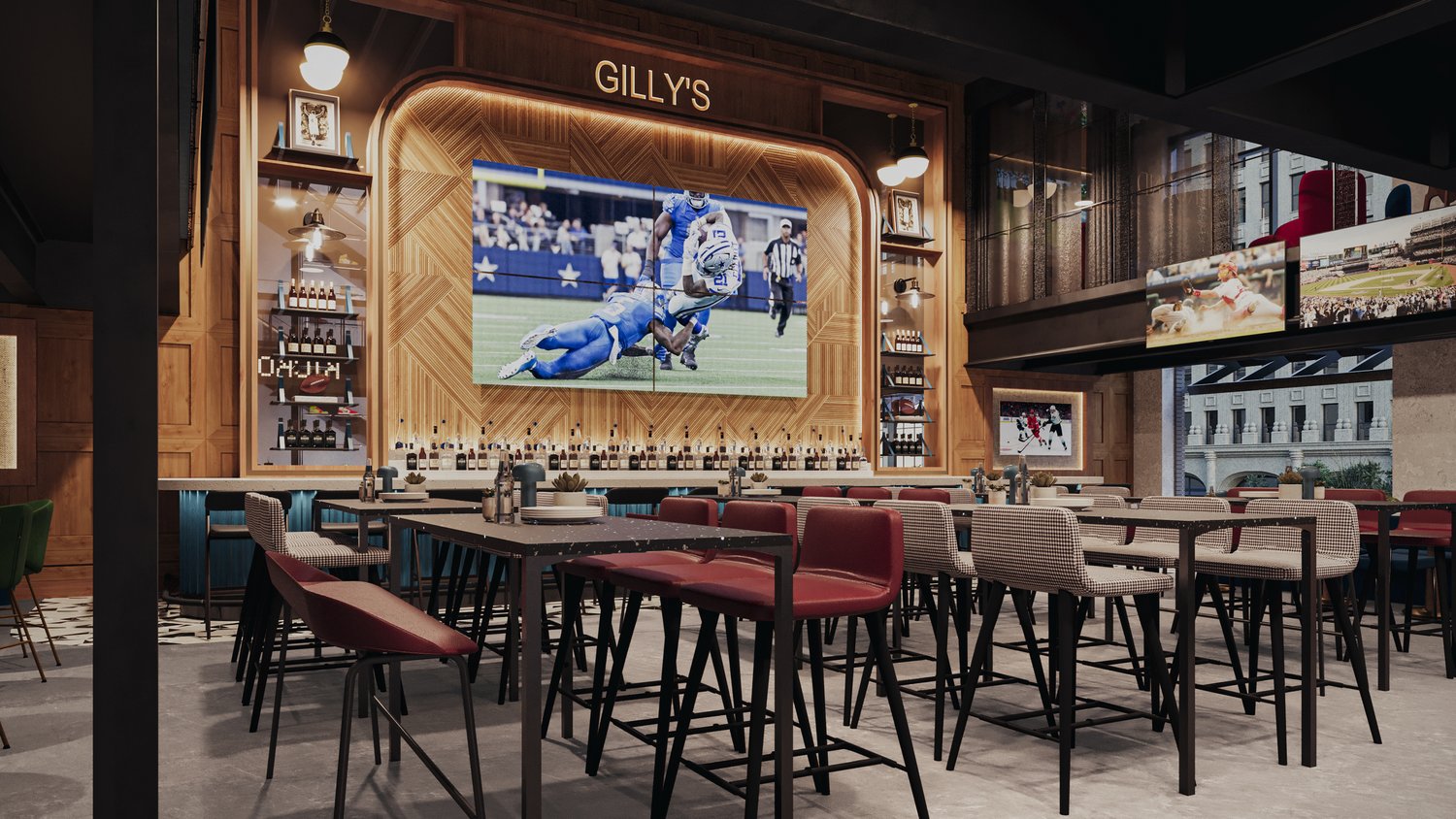 Gilly's Clubhouse and Rooftop Unveil Renderings; Set to Open in Downtown Detroit Spring of 2024