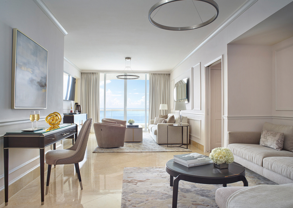 Acqualina Resort Debuts New Three Bedroom Suite with Sophisticated Elements Resembling a High-Design Villa