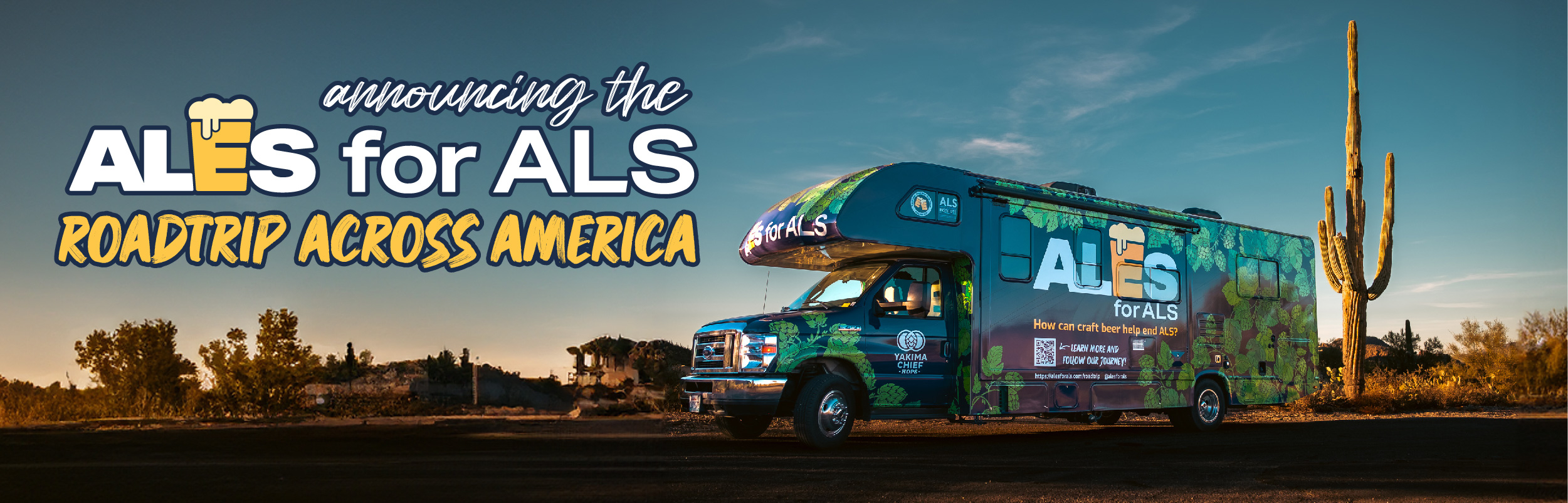 Announcing the Ales for ALS Roadtrip Across America