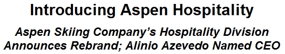 Introducing Aspen Hospitality