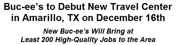 Buc-ee's to Debut New Travel Center in Amarillo, TX on December 16th