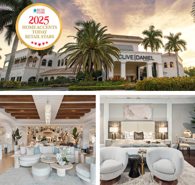 Clive Daniel Home Named One of 2025's 50 Retail Stars by Home Accents Today