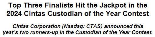 Top Three Finalists Hit the Jackpot in the 2024 Cintas Custodian of the Year Contest