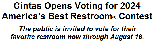 Cintas Opens Voting for 2024 Americas Best Restroom Contest