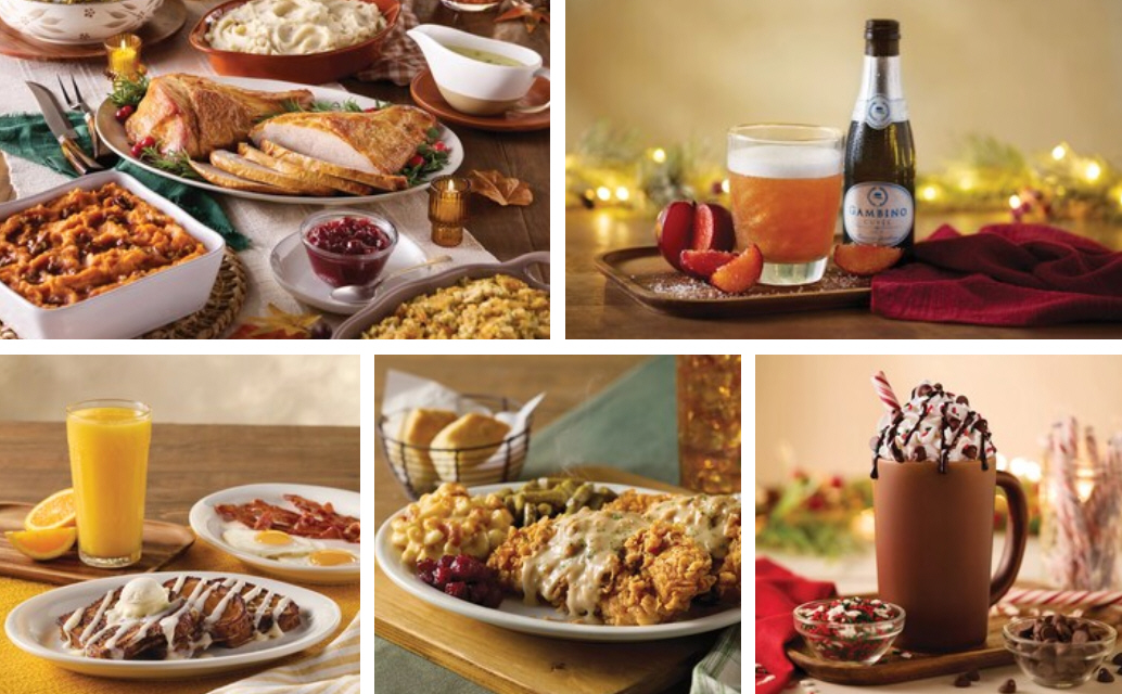 Cracker Barrel Old Country Store Unwraps Holiday Cheer with New Seasonal Menu Items, Returning Favorites, Heat n' Serve Meals, and Unique Gifts