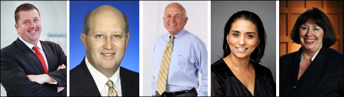 L-to-R: Scott Bahr, Howard Bendell, Ed McMullen Sr., Angela Ward and Darla Zanini