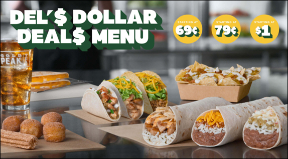 Del Taco Celebrates the Launch of Its Del's Dollar Deals Menu by Giving ...