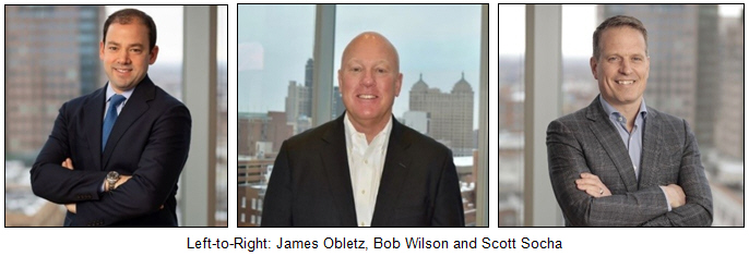 Left-to-Right: James Obletz, Bob Wilson and Scott Socha