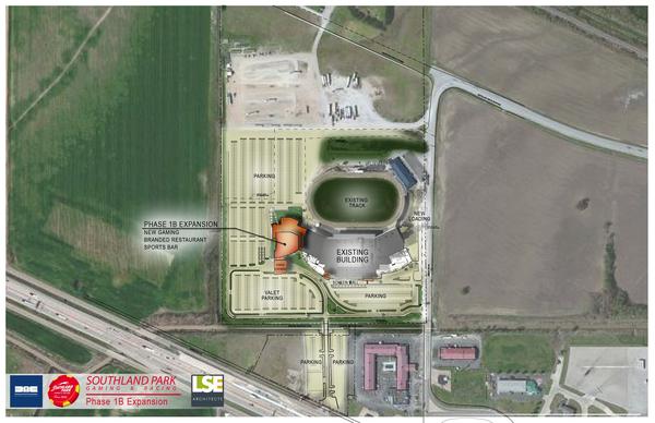 Southland Park Gaming & Racing Planning Another Major Expansion with $37.4 Million Addition and Exterior Redesign in 2014