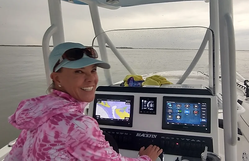 Captain Jenni Maughan, owner of Flip Side Charters