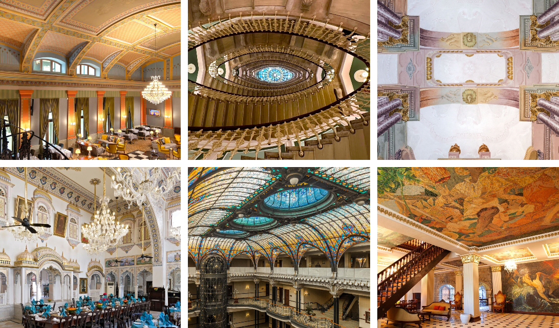 The 2024 Top 25 Historic Hotels Worldwide Most Magnificent Ceilings and Domes List Is Announced