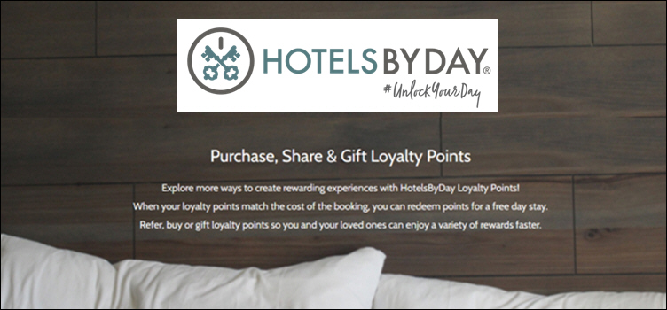 HotelsByDay Announces New Loyalty Point Program, Gifting Platform