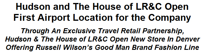 Ciara, Russell Wilson open new 'House of LR&C' at Denver airport