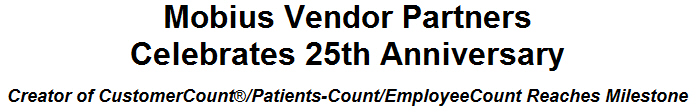 Mobius Vendor Partners Celebrates 25th Anniversary