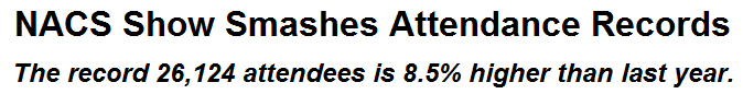 NACS Show Smashes Attendance Records