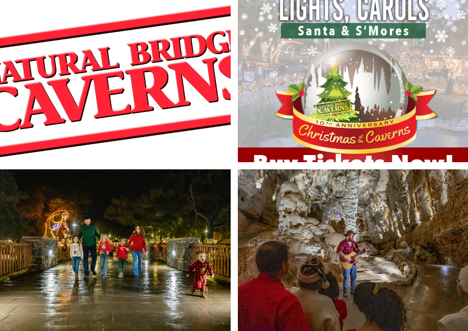 Natural Bridge Caverns Announces 10th Anniversary of Christmas at the Caverns with an Extended Season and New Concerts