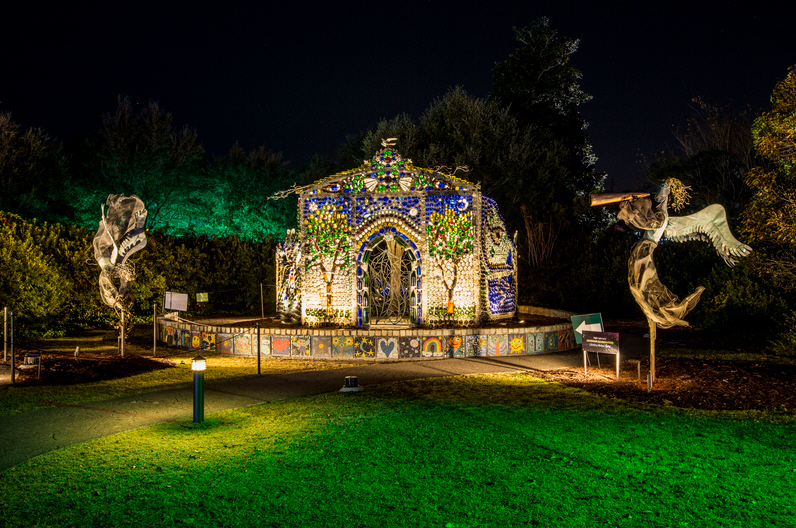 Minnie Evans Bottle Chapel - Airlie Gardens' Enchanted Airlie