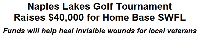 Naples Lakes Golf Tournament Raises $40,000 for Home Base SWFL