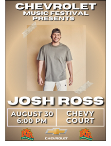 Canadian Sensation Josh Ross to Perform at the 2024 Great New York State Fair