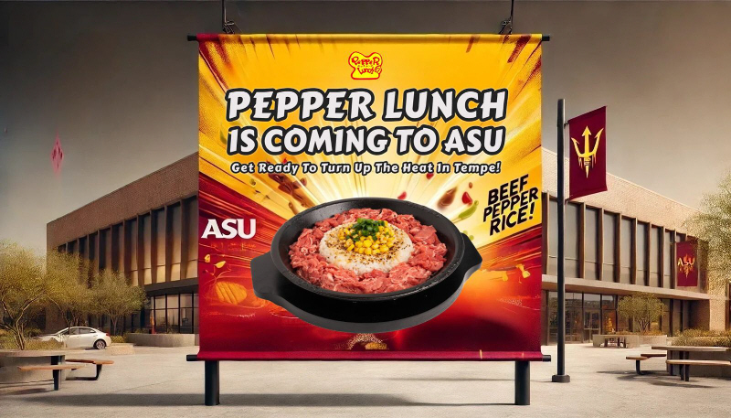 Pepper Lunch Signs Lease to Open at Arizona State University (ASU)