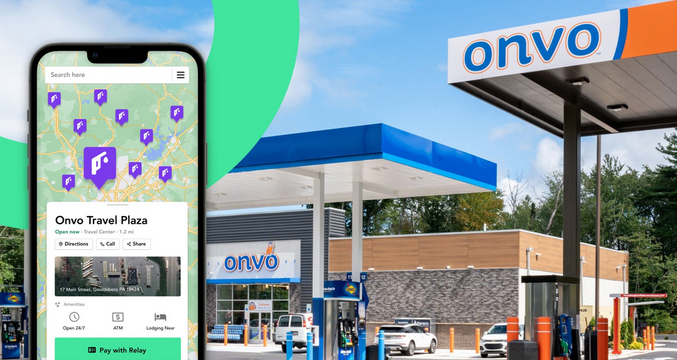 Relay Payments Launches Fraud-Free Fuel Payments at Onvo Travel Plazas