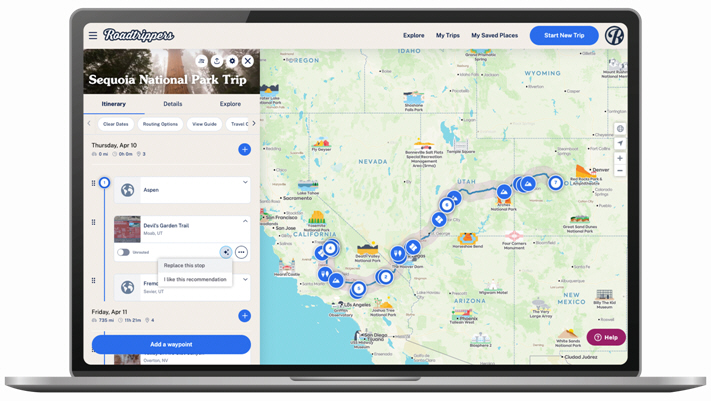 Roadtrippers Unveils Updates to its #1 Trip Planning App, Enhancing the Roadtrippers Autopilot AI Experience