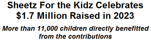 Sheetz For the Kidz Celebrates $1.7 Million Raised in 2023