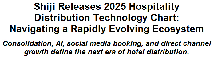 Shiji Releases 2025 Hospitality Distribution Technology Chart: Navigating a Rapidly Evolving Ecosystem