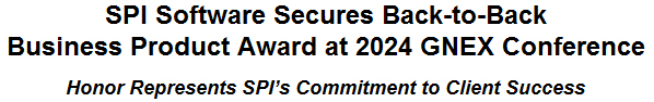 SPI Software Secures Back-to-Back Business Product Award at 2024 GNEX Conference