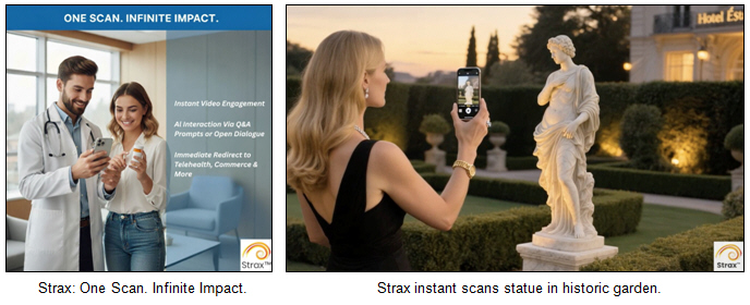Strax Networks Unveils Global AI + AR Communication Platform - Every Object Becomes Its Own Broadcast Channel