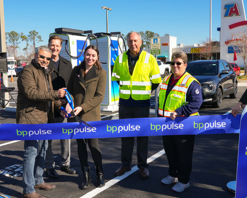 bp Pulse EV charging station hub ribbon cutting ceremony at TA Jacksonville South - Jacksonville, Florida