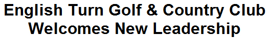 English Turn Golf & Country Club Welcomes New Leadership