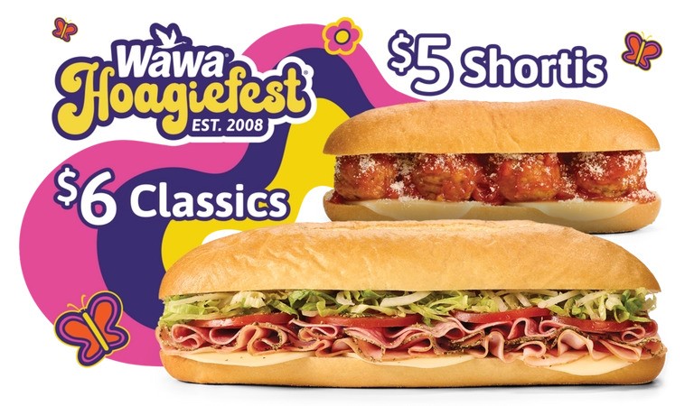 Wawas Hoagiefest is Back with $5 Shortis and $6 Classics and Four Additional Weeks of Savings!