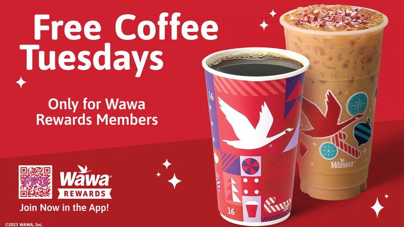 Wawas ''Free Coffee Tuesdays'' for Rewards Members Returns Through the End of the Year