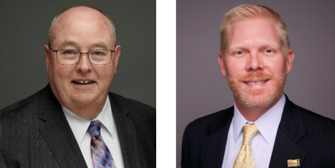 L-to-R: David Brede, Liberty Bank and Shawn Brydge, Wellington Financial