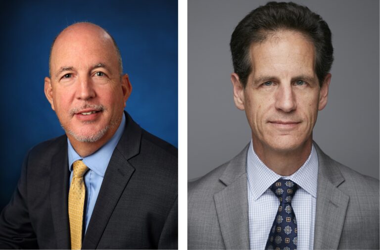 L-to-R: Jay Gordon, Liberty Bank; Ron Goldberg, Wellington Financial