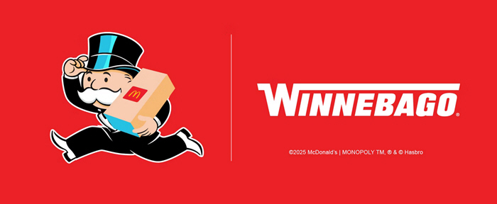 Two Iconic Brands, One Iconic Game - Winnebago and McDonald's Team Up for the Return of the MONOPOLY Game